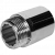 Удлинитель хромированный STOUT 1 X40 Удлинитель хромированный STOUT 1 X40