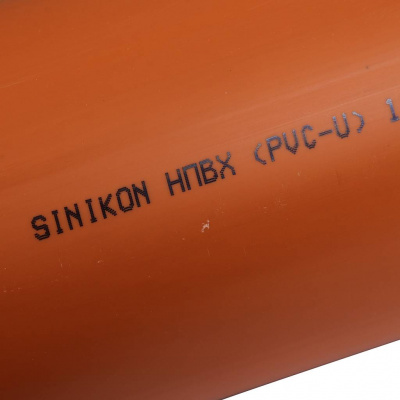 Труба для наружной канализации Sinikon НПВХ D110x3,2 SN4 (Длина: 2000 мм)