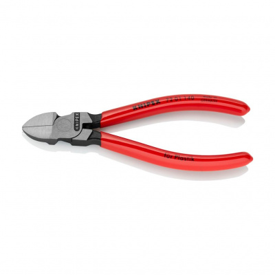 Бокорезы KNIPEX для пластика, пружина, 140 мм, обливные ручки