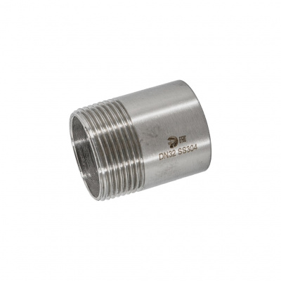 Ниппель NewKey приварной нержавеющий, AISI304 DN32 (1 1/4), (CF8), PN16