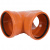 Тройник Sinikon D160x160x87° для наружной канализации