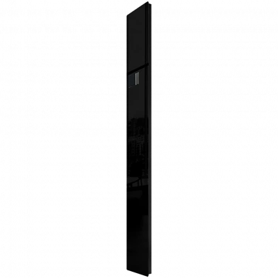 Дизайн-конвектор STOUT LUNA 225x2200 прав 1.6 кВт шнур Glass RAL9005 BI