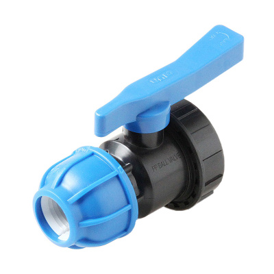 Кран муфта шаровой Pro Aqua ПНД UNIO D 63x2 вр