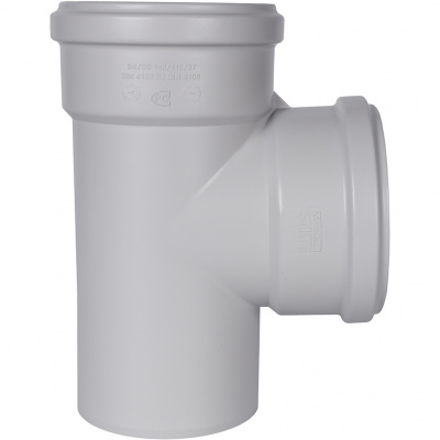 Тройник канализационный бесшумный STOUT D110x110/ 87,5°