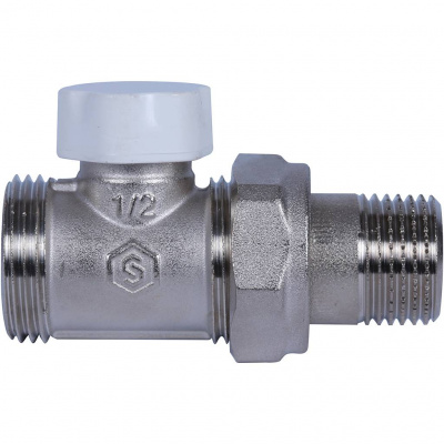 Клапан запорно-балансировочный прямой STOUT SVL 1/2 х 3/4 ЕК