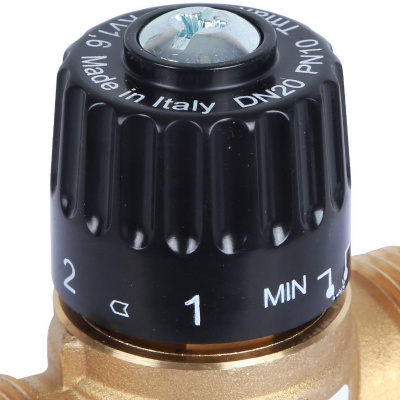 Термостатический смесительный клапан для систем отопления и ГВС STOUT G 1” M, 20-43°С KV 1,6 м3/ч