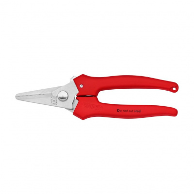 Ножницы комбинированные KNIPEX для реза картона, пластика, фольги, 140 мм, нерж. хирургическая сталь
