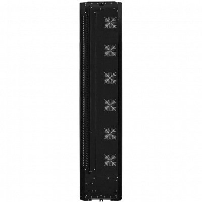 Дизайн-конвектор STOUT LUNA 400x1600 прав 1.1 кВт шнур Glass RAL9005 BI