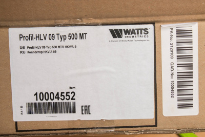 Коллектор для радиаторной разводки Watts HKV/A-9 (21.20.109)