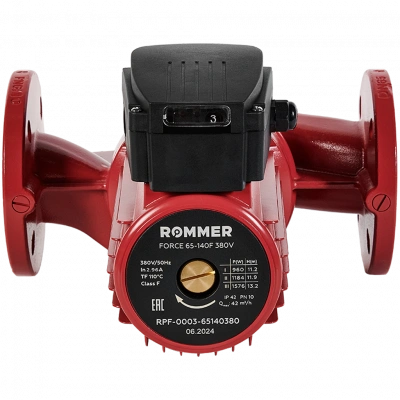 Насос циркуляционный фланцевый трехскоростной ROMMER 65-140F 380V
