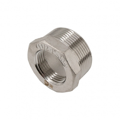 Футорка NewKey нержавеющая, AISI304 DN40xDN25 (1 1/2x1), (CF8), PN16