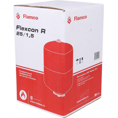 Расширительный бак Flamco Flexcon R (теплоснабжение/холодоснабжение) Flexcon R 25л/1,5 - 6bar