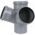 Крестовина двухплоскостная Sinikon D110/110/110*67° Valsir
