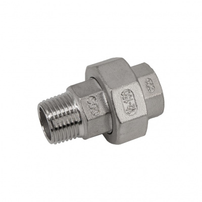 Американка Newkey нр/вр нержавеющая, AISI304 DN15 (1/2), (CF8), PTFE, PN16