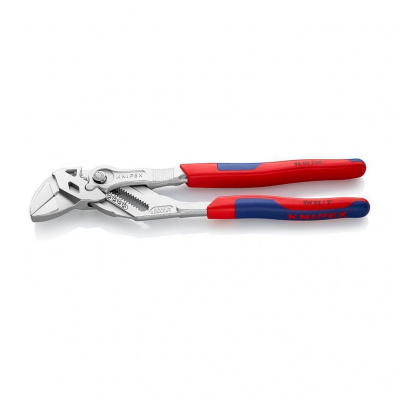 Клещи KNIPEX переставные-гаечный ключ, зев 52 мм, длина 250 мм, хром, 2-комп ручки, SB