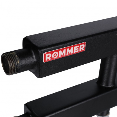 Коллектор ROMMER (дублер рядный) с гидроразделителем на 5+1 контура до 60 кВт