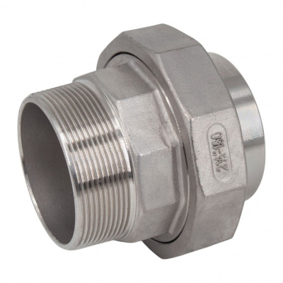 Американка NewKey c/нр нержавеющая, AISI304 DN65 (2 1/2), (CF8), PTFE, PN16