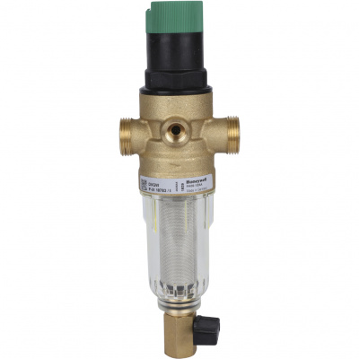 Фильтр Honeywell (Resideo Braukmann) с редуктором, на холодную воду, 100 мкм, 1/2