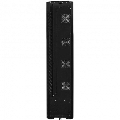 Дизайн-конвектор STOUT LUNA 300x1200 прав 0.7 кВт шнур RAL9005 Mirror bronze BI