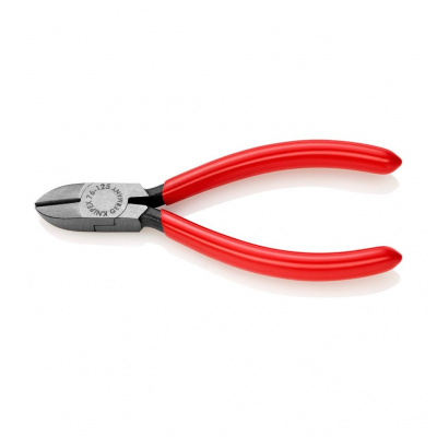 Бокорезы KNIPEX электромеханика, 125 мм, фосфатированные, обливные ручки
