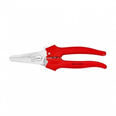 Ножницы комбинированные KNIPEX для реза картона, пластика, фольги, 190 мм, нерж. хирургическая сталь