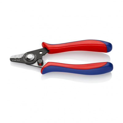 Стриппер KNIPEX для удаления первичной (диаметр 0.125 мм) и вторичной (диаметр 0.25 мм) оболочек оптоволокна, 130 мм, SB