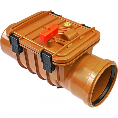 Обратный клапан для наружной канализации Pro Aqua Terra D110 PP