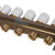 Распродажа: Коллектор LUXOR CD 468/7 1''х3/4 EK