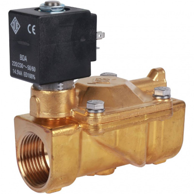 Соленоидный клапан Watts 850T (850T1W220NA) для систем водоснабжения 1 230 B Н.О.