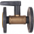 Клапан балансировочный БРОЕН Venturi DRV DN 025 PN 16 ручной фланцевый