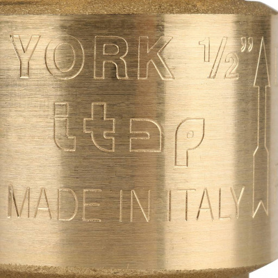 Клапан обратный пружинный муфтовый Itap YORK 103 1/2 с пластиковым седлом