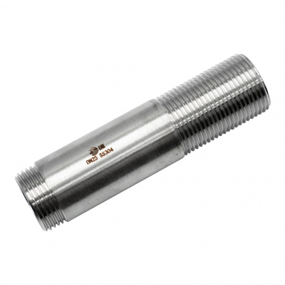 Сгон резьбовой NewKey нержавеющий, AISI304 DN25 (1), (CF8), PN16