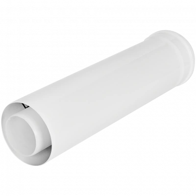 Удлинитель дымохода конденсационный коаксиальный ROMMER D80(п-м)/125(м-п), L500