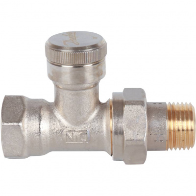 Клапан запорный Danfoss прямой никелированный RLV-15