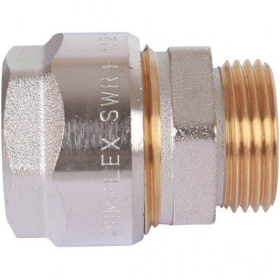 Фитинг резьбовой латунный Meibes Plus для стальных труб 1/2”*3/4” НР