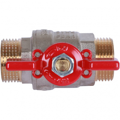 Кран шаровой ROMMER 3/4 НР/НР, ручка бабочка