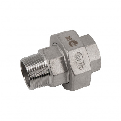 Американка Newkey нр/вр нержавеющая, AISI316 DN20 (3/4), (CF8М), PTFE, PN16
