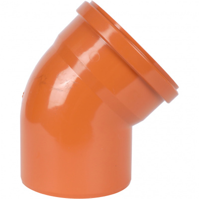 Отвод Sinikon D160x45° для наружной канализации