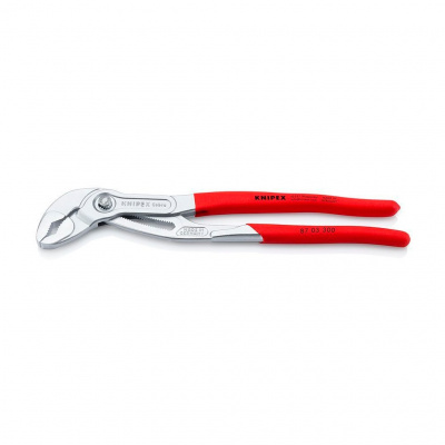 Клещи KNIPEX COBRA переставные, зев 70 мм, длина 300 мм, хром, обливные ручки, SB