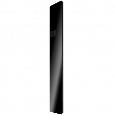 Дизайн-конвектор STOUT LUNA 400x2200 прав 1.6 кВт шнур Glass Matt RAL9005 BI
