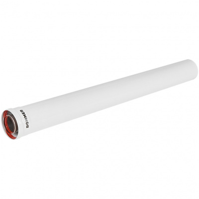 Удлинитель дымохода ROMMER INOX Line традиционный коаксиальный D60/100, L 1000мм