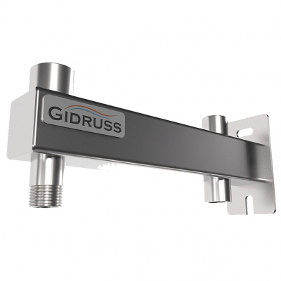 Основание консоли GIDRUSS BKSS-24U.BASIS для ГВС (бак до 24 л сверху, функция гр.без-ти, подкл-я для предохр-го клапана G(НР), для воздухоот-ка Rp(ВР), для манометра Rp, для дренажного крана Gp(НР))