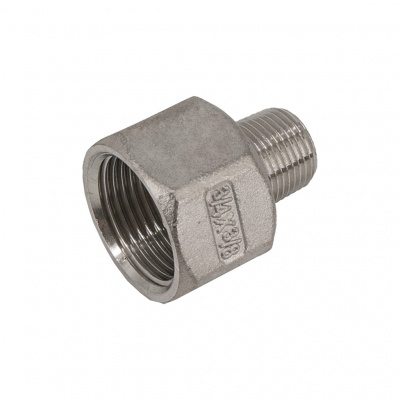 Футорка NewKey обратная нержавеющая, AISI304 DN20xDN10 (3/4x3/8), (CF8), PN16