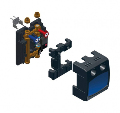 Насосный модуль Watts Watts Pas HK 25-KH, без насоса, 2 шаровых крана на подаче