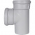 Тройник канализационный бесшумный STOUT D110x110/ 87,5°