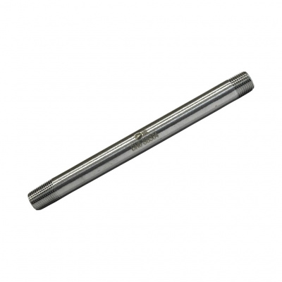 Сгон резьбовой NewKey нержавеющий, AISI304 DN 6 (1/8), (CF8), PN16