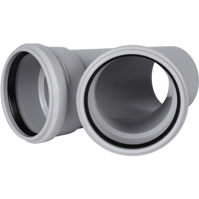 Тройник канализационный бесшумный STOUT D110x110/ 45°