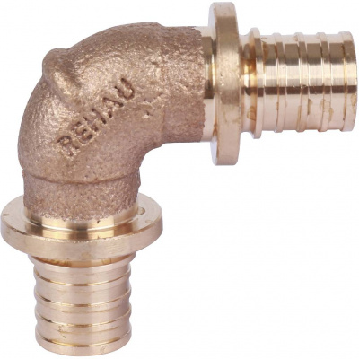 Угольник РЕХАУ RAUTITAN 90° 16 RX для труб из сшитого полиэтилена аксиальный