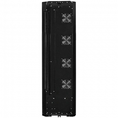 Дизайн-конвектор STOUT LUNA 400x1200 прав 1.4 кВт шнур Glass RAL9005 BI