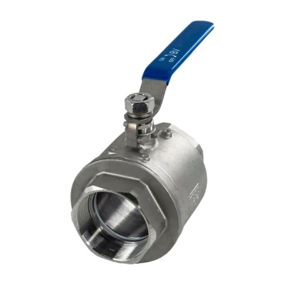 Кран шаровый NewKey муфтовый двусоставной нержавеющий (2PC), AISI316 DN80 (3 ), (CF8M), PN25